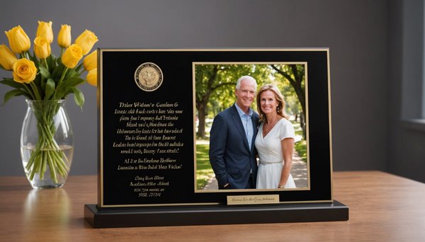 Exprimez votre amour avec une plaque funéraire moderne